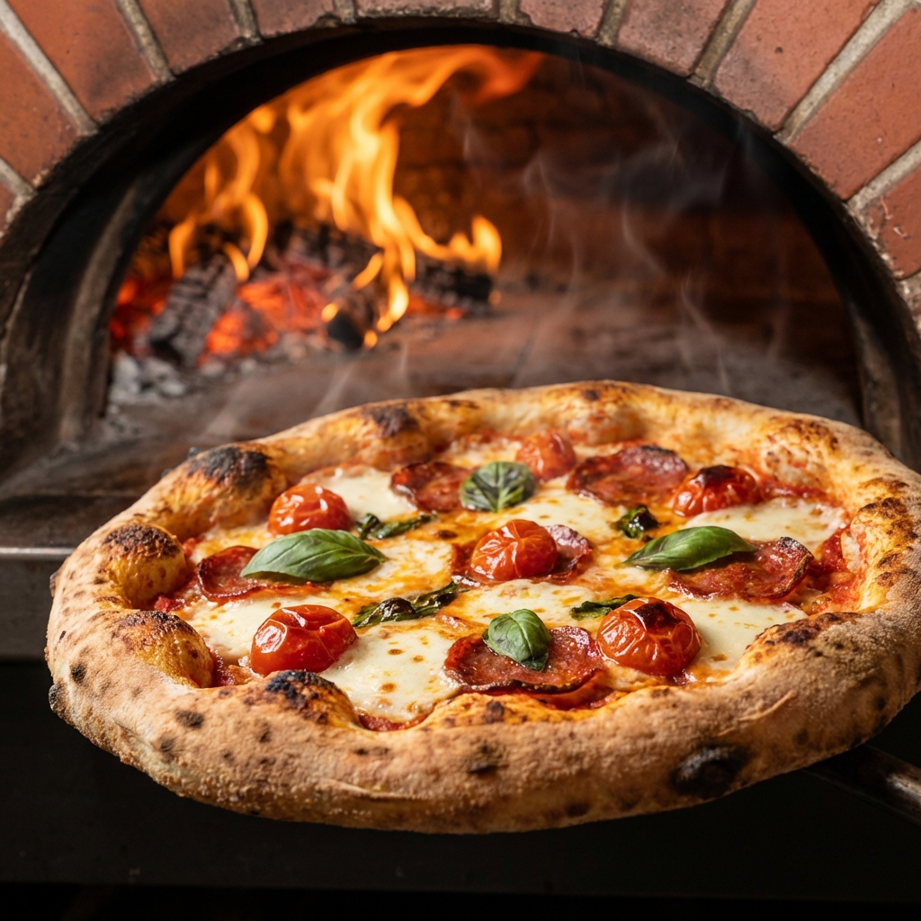 Four à bois et pizza